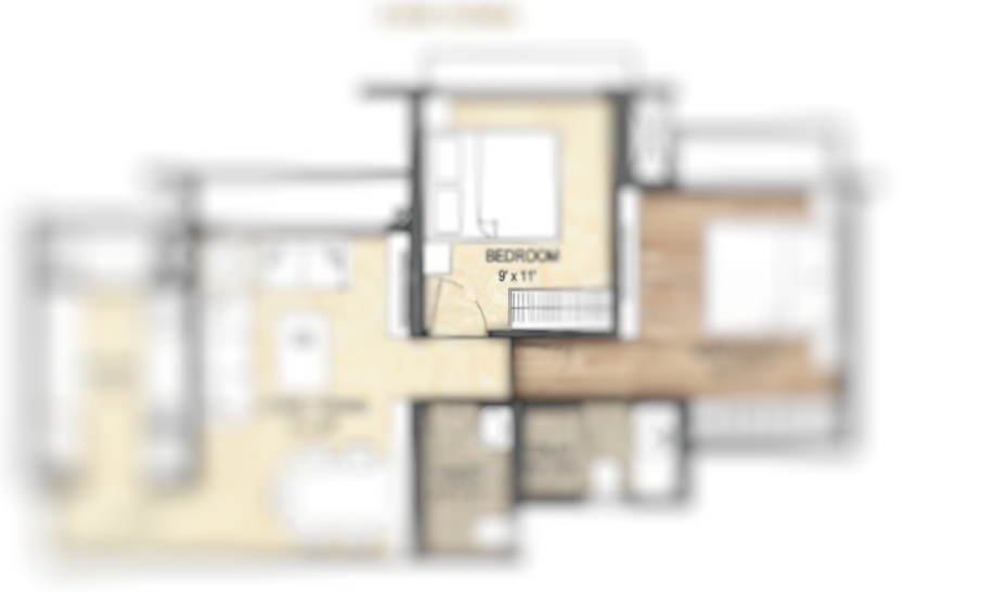 Joyville Thane 2BHK Plan