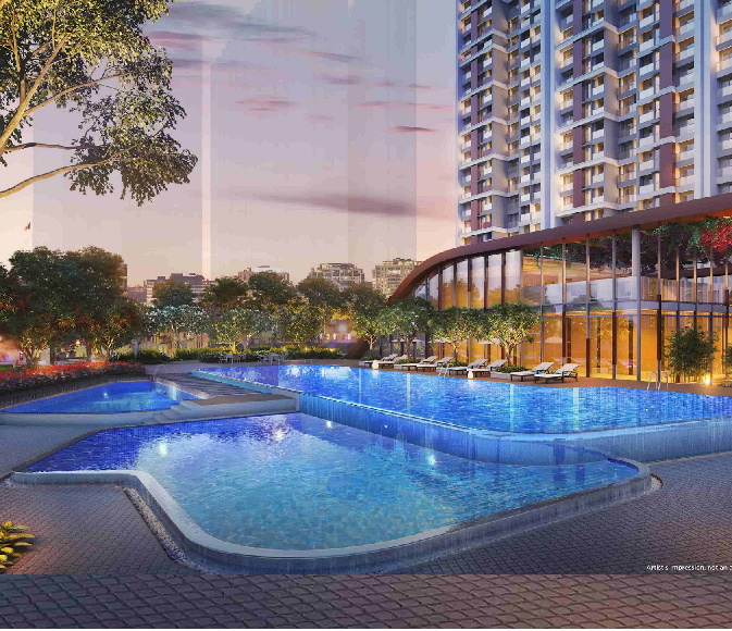 Shapoorji Pallonji Joyville Kolshet Thane Swimming Pool